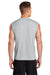 Sport-Tek ST352 Mens Competitor Moisture Wicking Tank Top Silver Grey Model Back