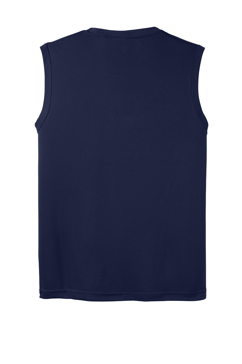 Sport-Tek ST352 Mens Competitor Moisture Wicking Tank Top True Navy Blue Flat Back