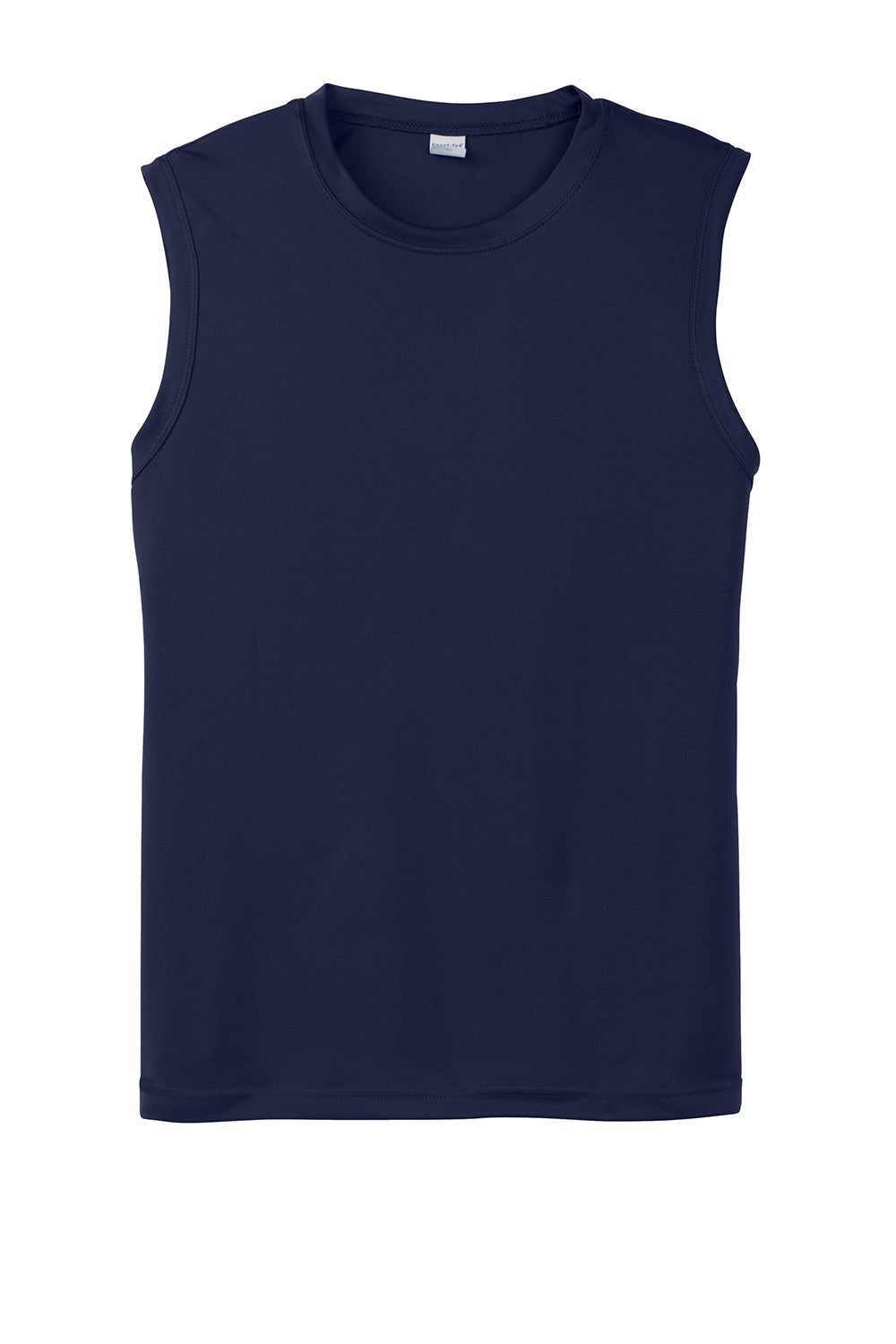 Sport-Tek ST352 Mens Competitor Moisture Wicking Tank Top True Navy Blue Flat Front