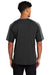 Sport-Tek ST354 Mens Competitor Moisture Wicking Short Sleeve Crewneck T-Shirt Black/Iron Grey Model Back