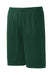 Sport-Tek ST355 Mens Competitor Moisture Wicking Shorts Forest Green Flat Front