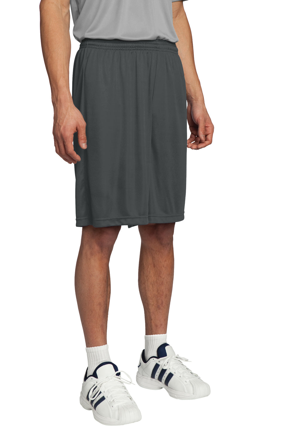 Sport-Tek ST355 Mens Competitor Moisture Wicking Shorts Iron Grey Model 3q