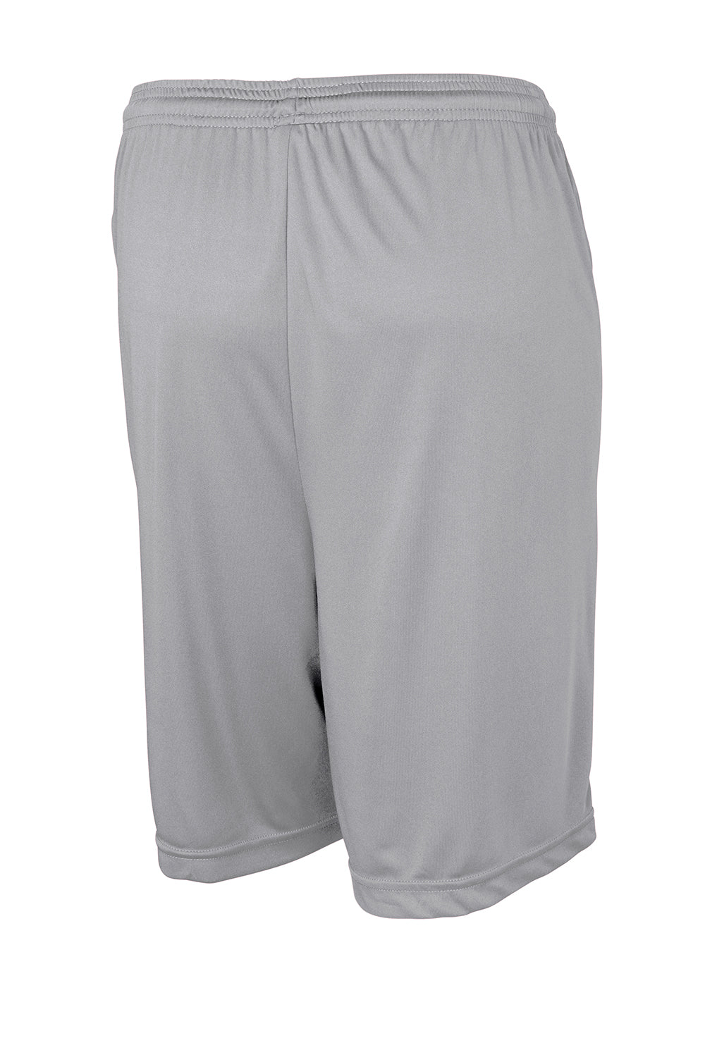 Sport-Tek ST355 Mens Competitor Moisture Wicking Shorts Silver Grey Flat Back