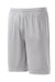 Sport-Tek ST355 Mens Competitor Moisture Wicking Shorts Silver Grey Flat Front