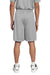 Sport-Tek ST355 Mens Competitor Moisture Wicking Shorts Silver Grey Model Back