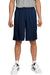 Sport-Tek ST355 Mens Competitor Moisture Wicking Shorts True Navy Blue Model Front