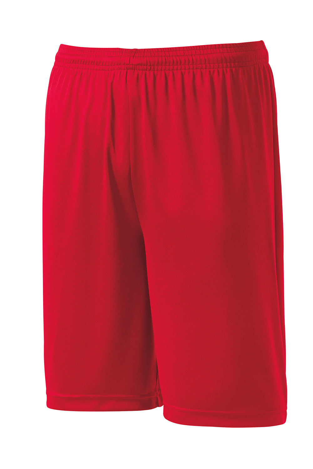 Sport-Tek ST355 Mens Competitor Moisture Wicking Shorts True Red Flat Front