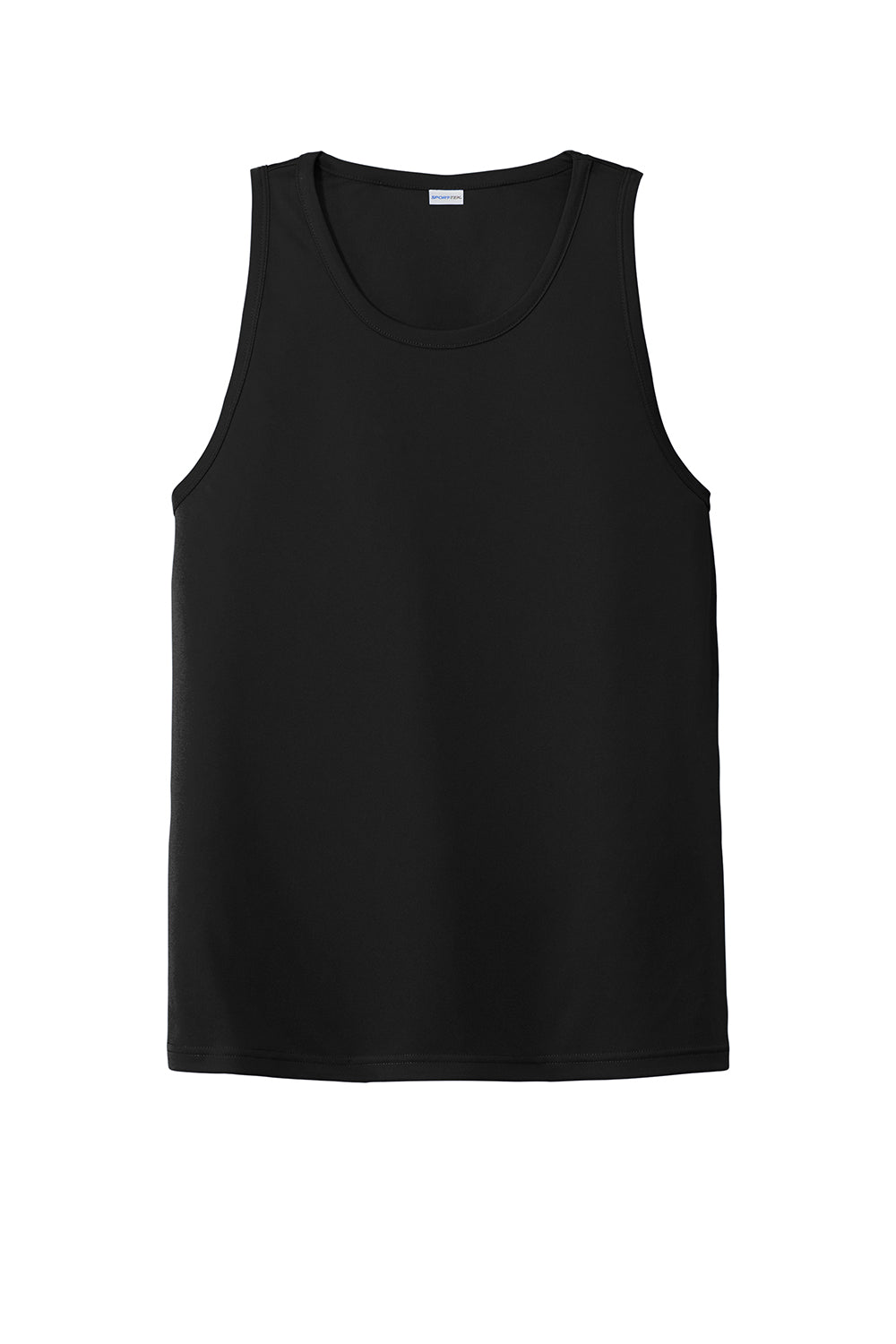 Sport-Tek ST356 Mens Competitor Moisture Wicking Tank Top Black Flat Front