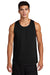 Sport-Tek ST356 Mens Competitor Moisture Wicking Tank Top Black Model Front