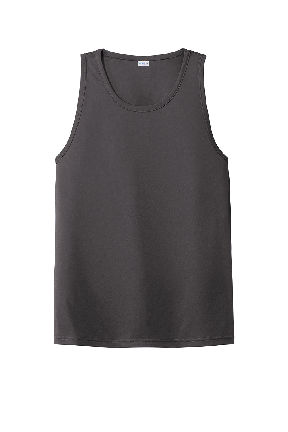 Sport-Tek ST356 Mens Competitor Moisture Wicking Tank Top Iron Grey Flat Front