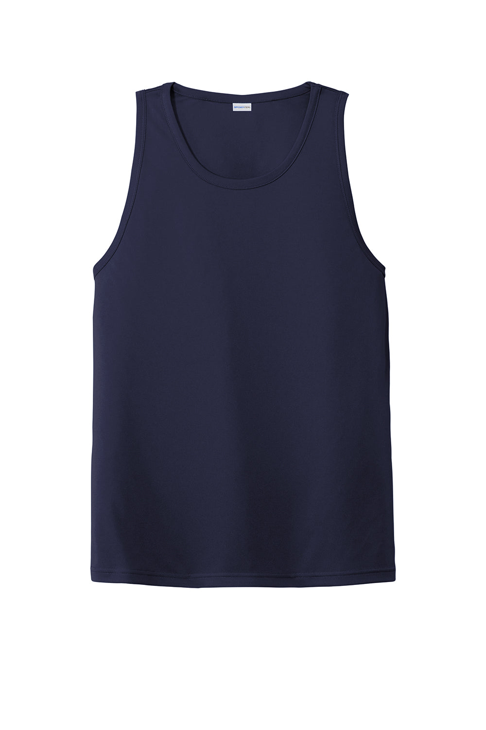 Sport-Tek ST356 Mens Competitor Moisture Wicking Tank Top True Navy Blue Flat Front