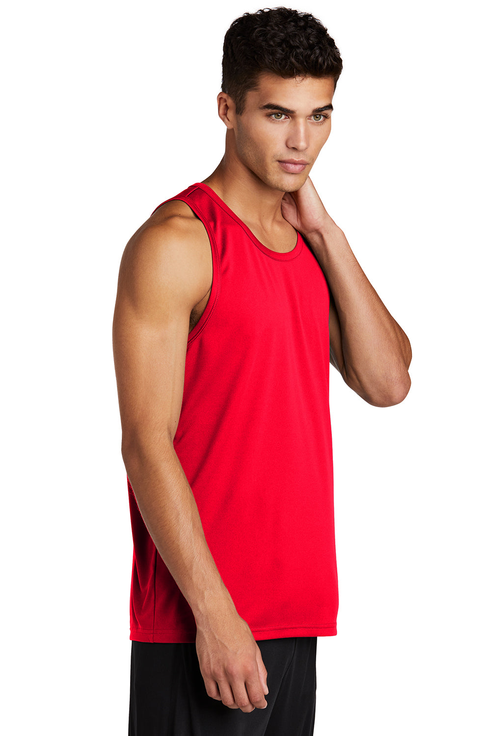 Sport-Tek ST356 Mens Competitor Moisture Wicking Tank Top True Red Model 3q