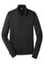 Sport-Tek ST357 Mens Competitor Moisture Wicking 1/4 Zip Sweatshirt Black Flat Front