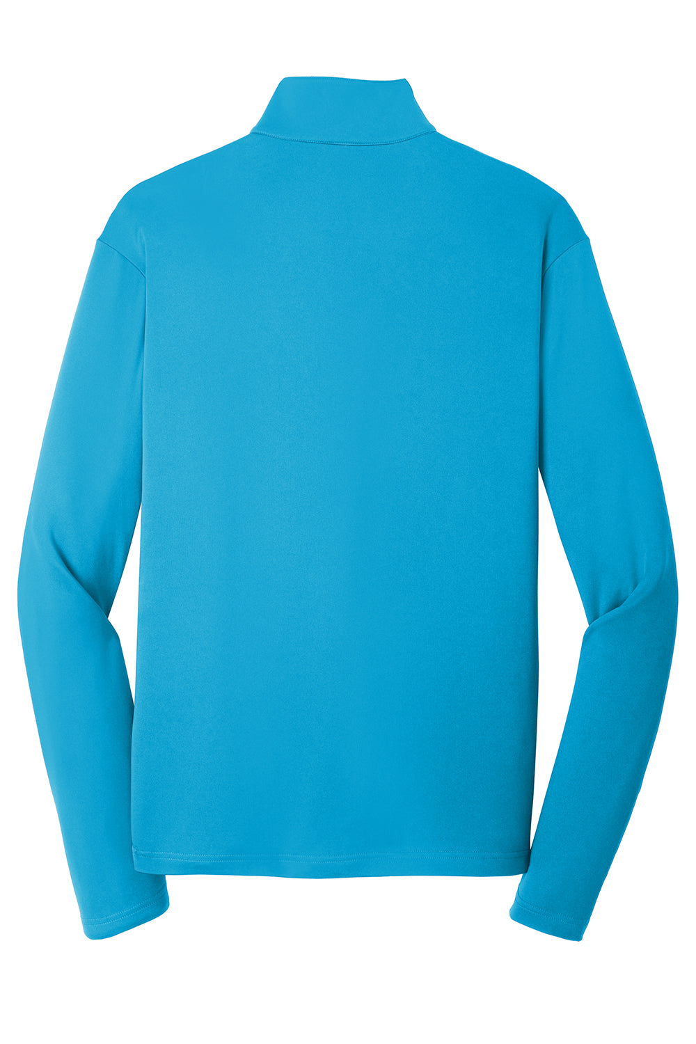 Sport-Tek ST357 Mens Competitor Moisture Wicking 1/4 Zip Sweatshirt Atomic Blue Flat Back