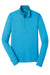 Sport-Tek ST357 Mens Competitor Moisture Wicking 1/4 Zip Sweatshirt Atomic Blue Flat Front