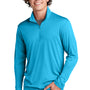 Sport-Tek Mens Competitor Moisture Wicking 1/4 Zip Sweatshirt - Atomic Blue