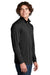 Sport-Tek ST357 Mens Competitor Moisture Wicking 1/4 Zip Sweatshirt Black Model Side