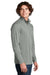 Sport-Tek ST357 Mens Competitor Moisture Wicking 1/4 Zip Sweatshirt Concrete Grey Model Side