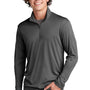 Sport-Tek Mens Competitor Moisture Wicking 1/4 Zip Sweatshirt - Iron Grey