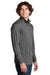 Sport-Tek ST357 Mens Competitor Moisture Wicking 1/4 Zip Sweatshirt Iron Grey Model Side