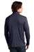 Sport-Tek ST357 Mens Competitor Moisture Wicking 1/4 Zip Sweatshirt True Navy Blue Model Back