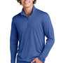 Sport-Tek Mens Competitor Moisture Wicking 1/4 Zip Sweatshirt - True Royal Blue