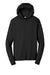 Sport-Tek ST358 Mens Competitor Moisture Wicking Long Sleeve Hooded T-Shirt Hoodie Black Flat Front