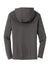 Sport-Tek ST358 Mens Competitor Moisture Wicking Long Sleeve Hooded T-Shirt Hoodie Iron Grey Flat Back