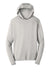 Sport-Tek ST358 Mens Competitor Moisture Wicking Long Sleeve Hooded T-Shirt Hoodie Silver Grey Flat Front