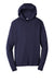 Sport-Tek ST358 Mens Competitor Moisture Wicking Long Sleeve Hooded T-Shirt Hoodie True Navy Blue Flat Front