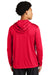 Sport-Tek ST358 Mens Competitor Moisture Wicking Long Sleeve Hooded T-Shirt Hoodie True Red Model Back