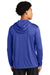 Sport-Tek ST358 Mens Competitor Moisture Wicking Long Sleeve Hooded T-Shirt Hoodie True Royal Blue Model Back