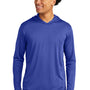 Sport-Tek Mens Competitor Moisture Wicking Long Sleeve Hooded T-Shirt Hoodie - Royal Blue