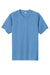 Sport-Tek ST359 Mens PosiCharge Competitor 2 Button Short Sleeve Henley Carolina Blue Flat Front