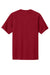 Sport-Tek ST359 Mens PosiCharge Competitor 2 Button Short Sleeve Henley Deep Red Flat Back