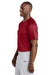 Sport-Tek ST359 Mens PosiCharge Competitor 2 Button Short Sleeve Henley Deep Red Model Side