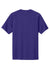 Sport-Tek ST359 Mens PosiCharge Competitor 2 Button Short Sleeve Henley Purple Flat Back