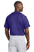 Sport-Tek ST359 Mens PosiCharge Competitor 2 Button Short Sleeve Henley Purple Model Back