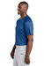 Sport-Tek ST359 Mens PosiCharge Competitor 2 Button Short Sleeve Henley Royal Blue Model Side