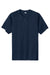 Sport-Tek ST359 Mens PosiCharge Competitor 2 Button Short Sleeve Henley True Navy Blue Flat Front