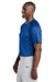 Sport-Tek ST359 Mens PosiCharge Competitor 2 Button Short Sleeve Henley True Royal Blue Model Side