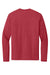 Sport-Tek ST360LS Mens Contender Heather Moisture Wicking Long Sleeve Crewneck T-Shirt Heather Scarlet Red Flat Back