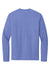 Sport-Tek ST360LS Mens Contender Heather Moisture Wicking Long Sleeve Crewneck T-Shirt Heather True Royal Blue Flat Back