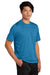 Sport-Tek ST360/TST360 Mens Contender Heather Moisture Wicking Short Sleeve Crewneck T-Shirt Heather Blue Wake Model 3q