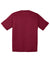 Sport-Tek ST360/TST360 Mens Contender Heather Moisture Wicking Short Sleeve Crewneck T-Shirt Heather Cardinal Red Flat Back