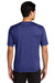 Sport-Tek ST360/TST360 Mens Contender Heather Moisture Wicking Short Sleeve Crewneck T-Shirt Heather Cobalt Blue Model Back