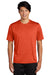 Sport-Tek ST360/TST360 Mens Contender Heather Moisture Wicking Short Sleeve Crewneck T-Shirt Heather Deep Orange Model Front