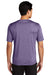 Sport-Tek ST360/TST360 Mens Contender Heather Moisture Wicking Short Sleeve Crewneck T-Shirt Heather Purple Model Back