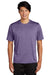 Sport-Tek ST360/TST360 Mens Contender Heather Moisture Wicking Short Sleeve Crewneck T-Shirt Heather Purple Model Front