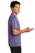 Sport-Tek ST360/TST360 Mens Contender Heather Moisture Wicking Short Sleeve Crewneck T-Shirt Heather Purple Model Side